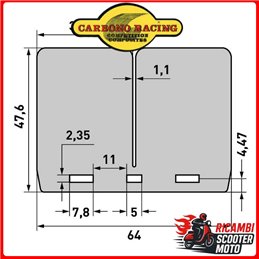 LAMELLE PACCO LAMELLARE DI SERIE E V-FORCE GAS GAS EC 250 1997-2019
