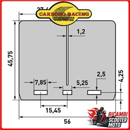 Cuchillas de paquete de válvulas de láminas STANDARD y V-FORCE FANTIC XE 125 2021-2021