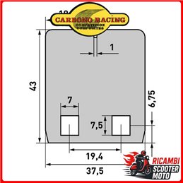 LAMELLE PACCO LAMELLARE DI SERIE E V-FORCE KAWASAKI KX 80 