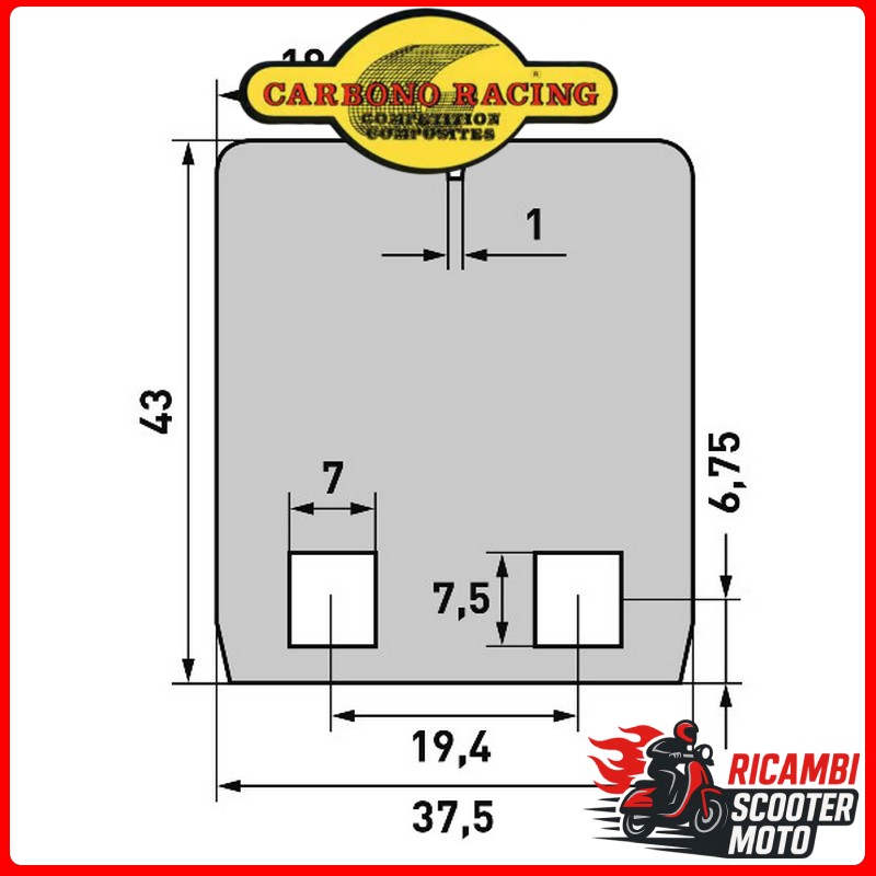 LAMELLE PACCO LAMELLARE DI SERIE E V-FORCE KAWASAKI KX 80 