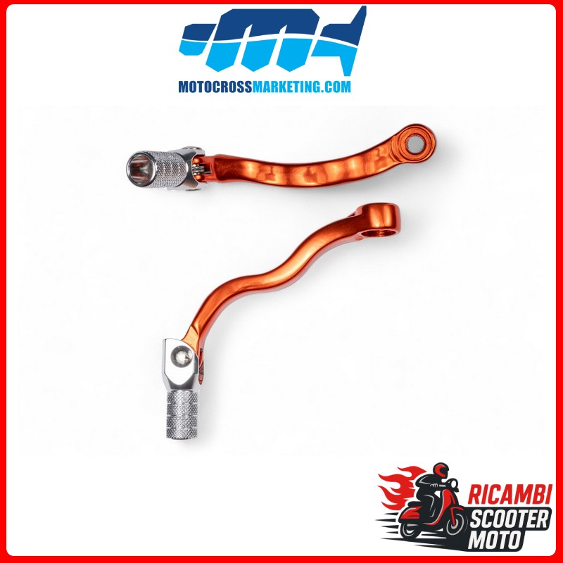 LEVA CAMBIO IN ALLUMINIO FORGIATO ARANCIONE KTM 250 EXC 2005-2016