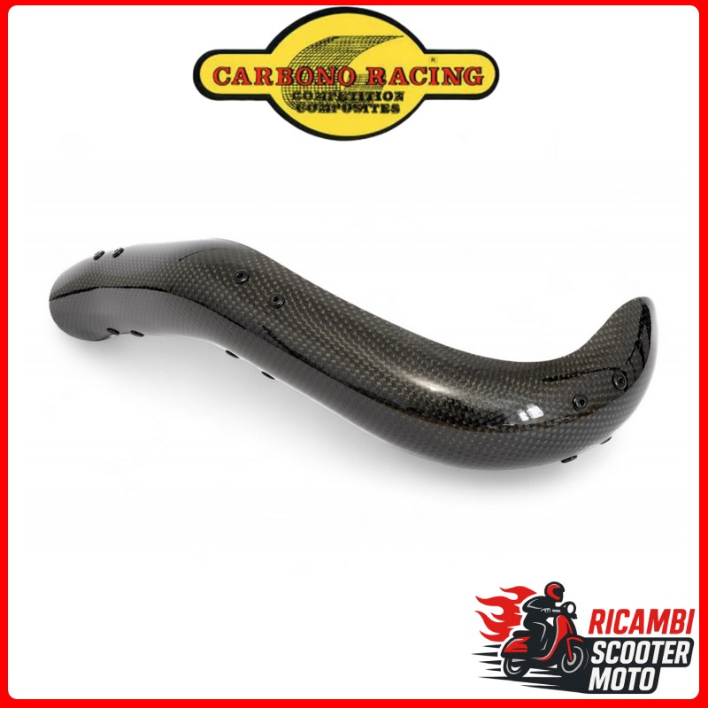 PROTEZIONE COLLETTORE IN FIBRA DI CARBONIO KTM 400 EXC 2009-2010