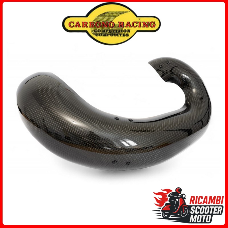 Protection de silencieux en fibre de carbone HONDA CR 250 2005-2007