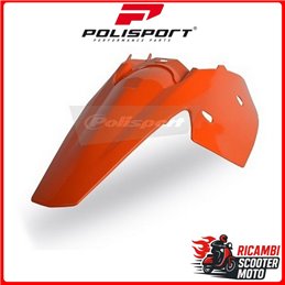 PARAFANGO POSTERIORE CON PORTANUMERI LATERALI ARANCIONE KTM 125 EXC 2004-2007