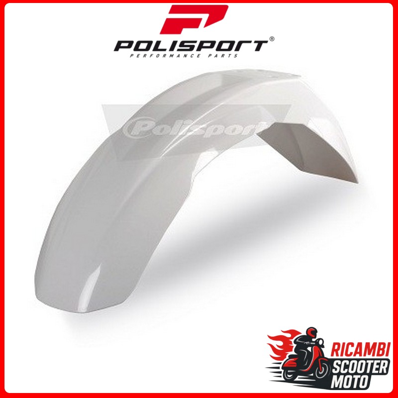 Weißer vorderer Kotflügel HUSQVARNA 125 CR 2006-2011