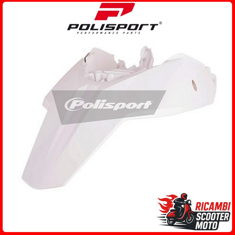 PARAFANGO POSTERIORE CON PORTANUMERI LATERALI BIANCO KTM 65 SX 2009-2015