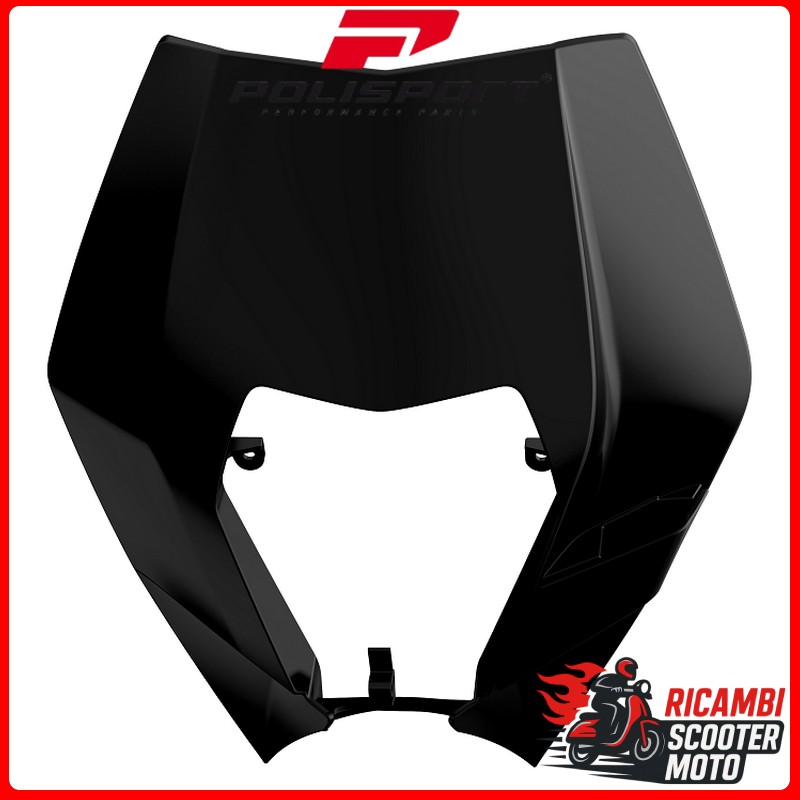 MASCHERINA PORTAFARO NERO KTM 125 EXC 2008-2013