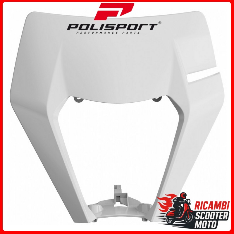 Weiße Scheinwerfermaske KTM 125 XC-W 2017-2019