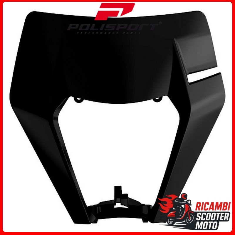 MASCHERINA PORTAFARO NERO KTM 125 XC-W 2017-2019