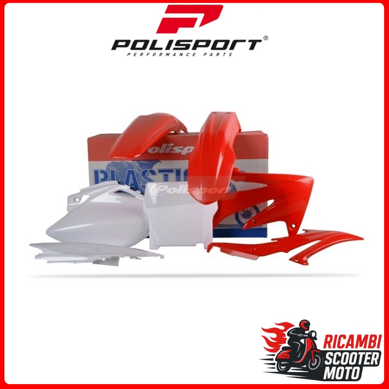 Kit de plástico blanco HONDA CRF 450 R 2005-2006