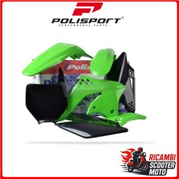 KIT PLASTICHE VERDE05/NERO KAWASAKI KX 250 F 2006-2008