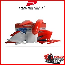 KIT PLASTICHE ROSSO CR04/BIANCO HONDA CRF 250 R 2006-2007