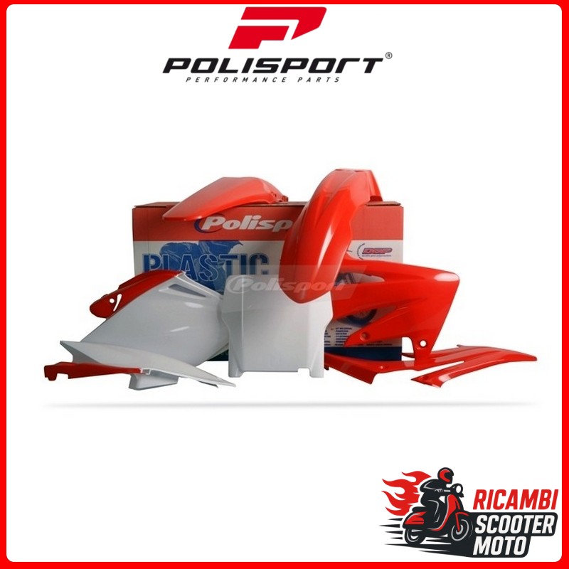 Kit en plastique blanc HONDA CRF 250 R 2006-2007