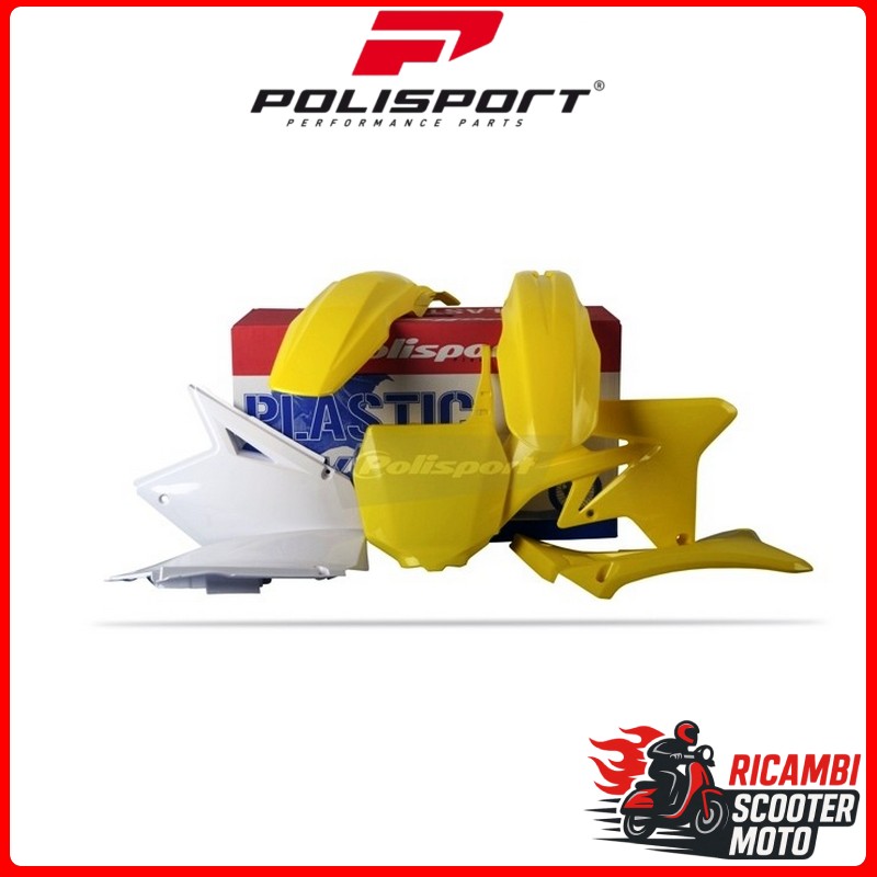 KIT PLASTICHE GIALLO RM01/BIANCO SUZUKI RMZ 250 2007-2009