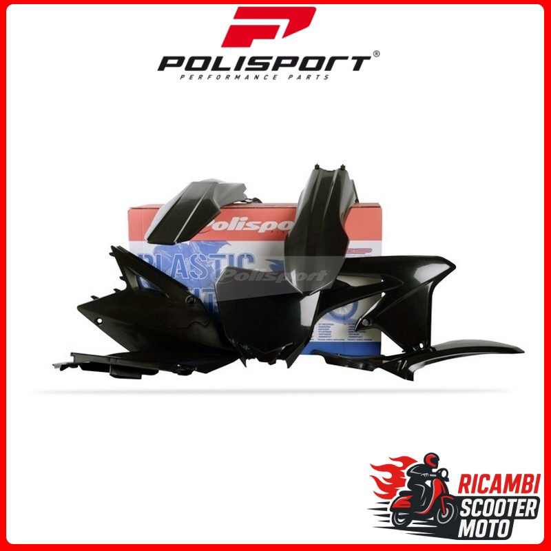 Weißes Kunststoff-Kit SUZUKI RMZ 450 2008-2017