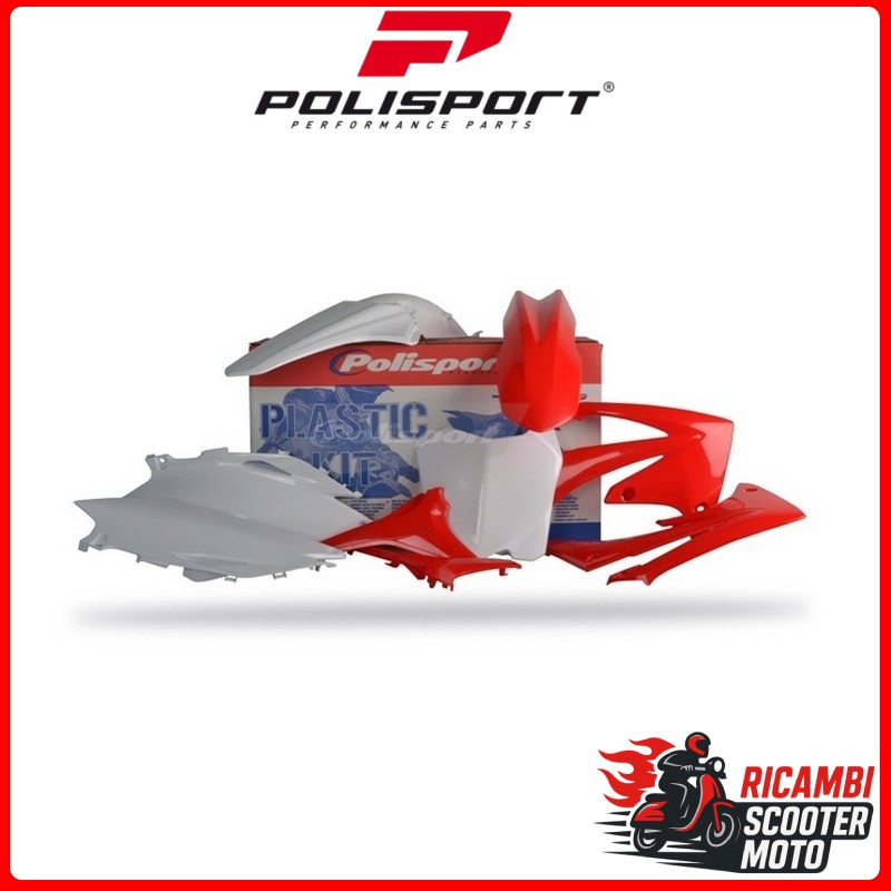 Kit de plástico blanco HONDA CRF 250 R 2010-2010