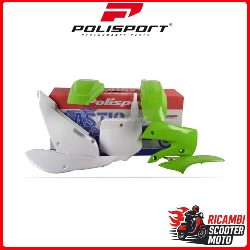 KIT PLASTICHE VERDE05/BIANCO KAWASAKI KX 65 2000-2025