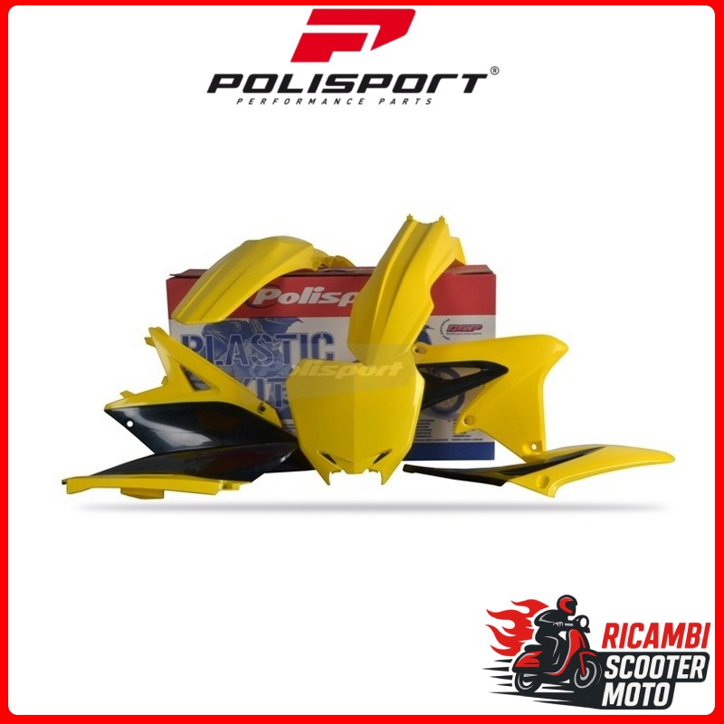 White plastic kit SUZUKI RMZ 250 2010-2018