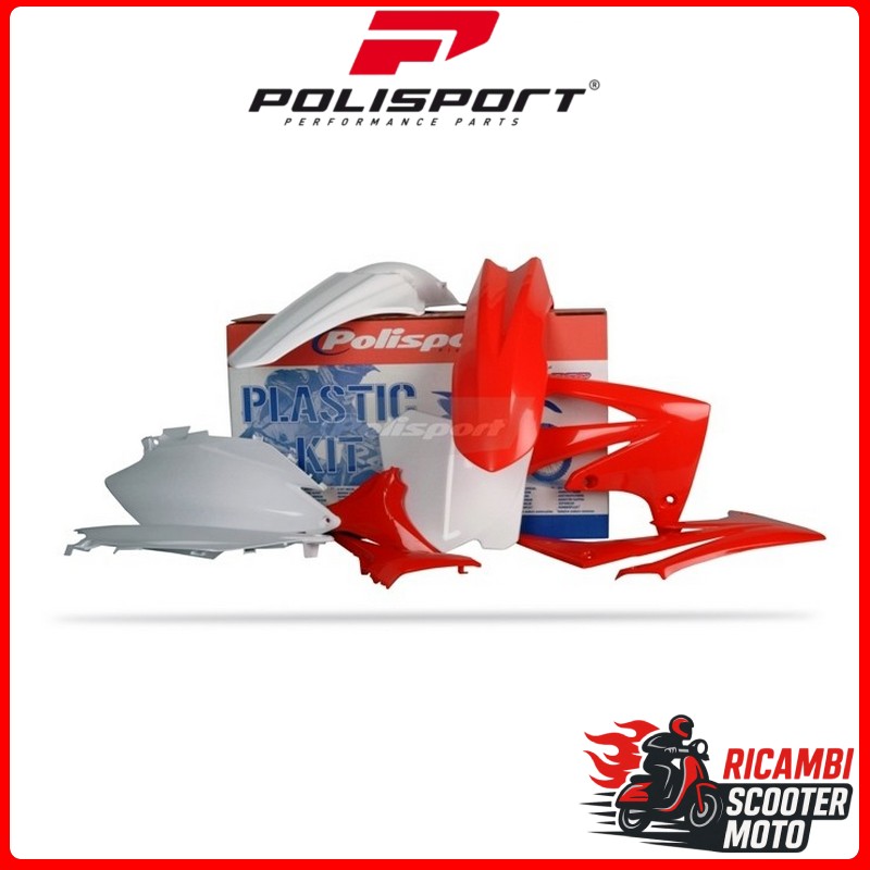 Kit en plastique blanc HONDA CRF 250 R 2011-2013