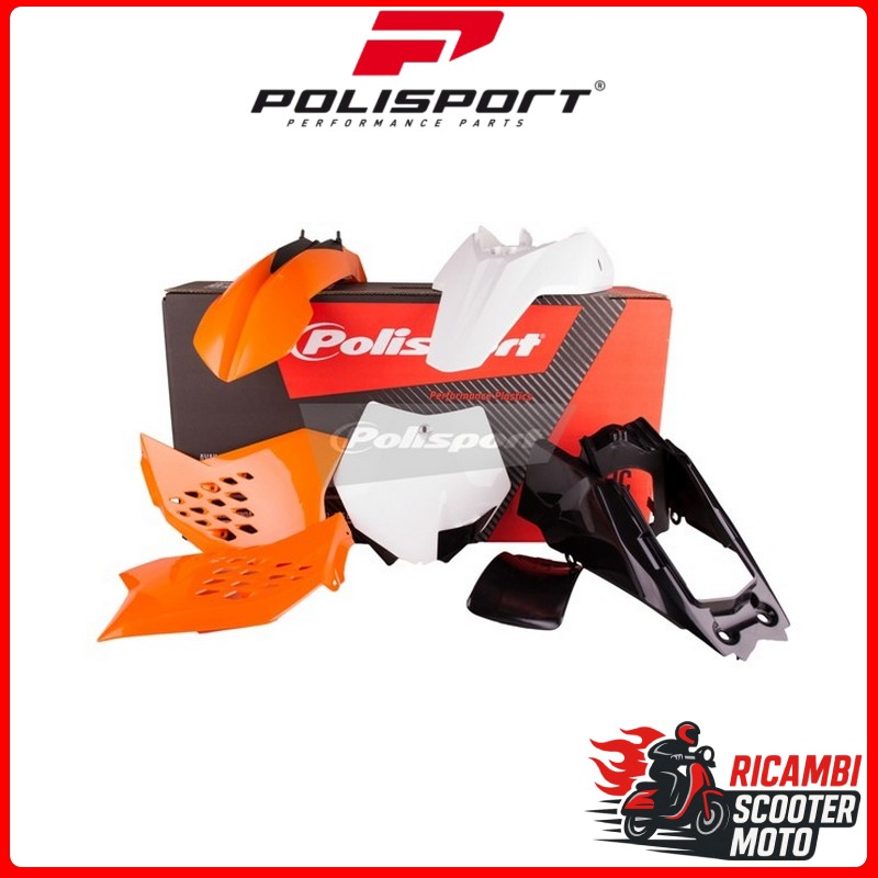 KIT PLASTICHE ARANCIONE/BIANCO KTM 65 SX 2012-2015