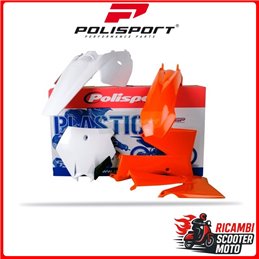 KIT PLASTICHE ARANCIONE/BIANCO KTM 85 SX 2006-2012