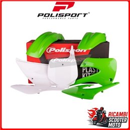 KIT PLASTICHE VERDE05/BIANCO KAWASAKI KX 85 2001-2013