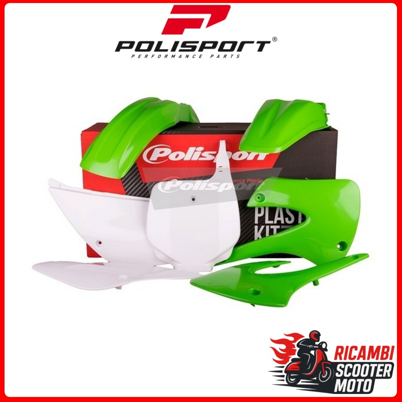 KIT PLASTICHE VERDE05/BIANCO KAWASAKI KX 85 2001-2013