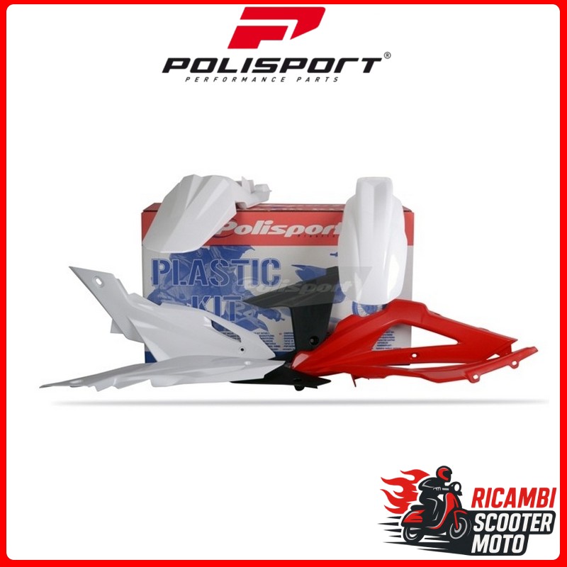 KIT PLASTICHE BIANCO/ROSSO HUSQVARNA 250 TC 2009-2010