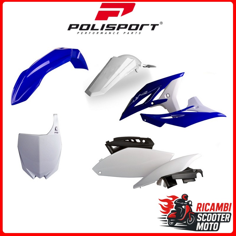 Kit en plastique blanc YAMAHA YZ 250 F 2010-2013