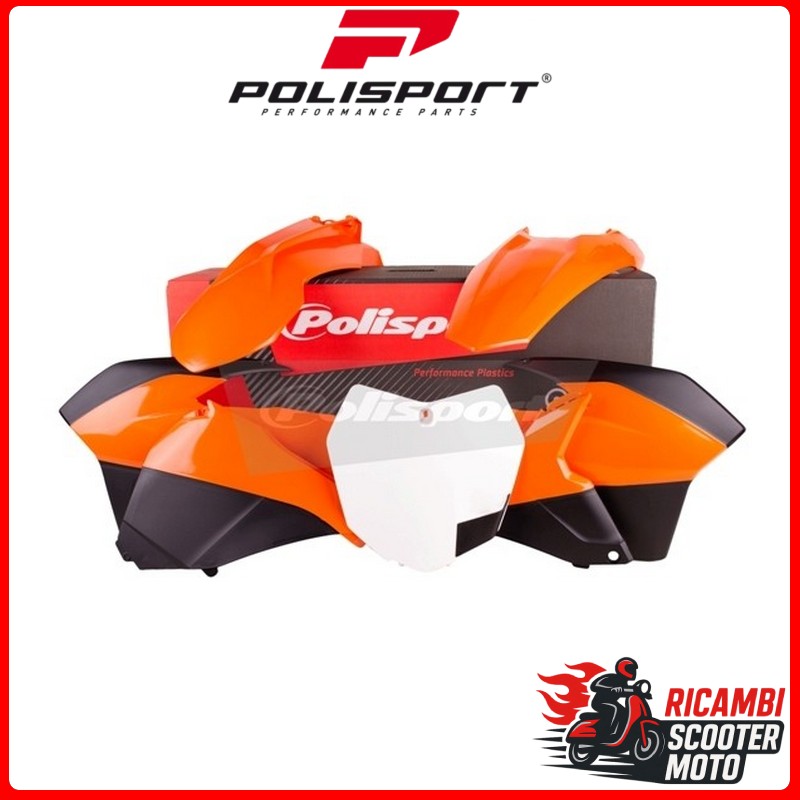 KIT PLASTICHE ARANCIONE KTM 125 SX 2013-2015
