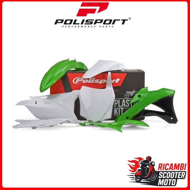 KIT PLASTICHE VERDE05/BIANCO KAWASAKI KX 85 2014-2021