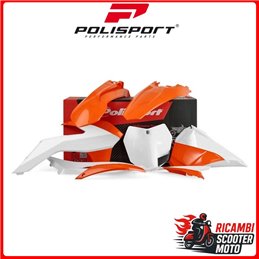 KIT PLASTICHE ARANCIONE/BIANCO KTM 125 SX 2013-2015