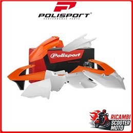 KIT PLASTICHE ARANCIONE16/BIANCO KTM 125 SX 2016-2018