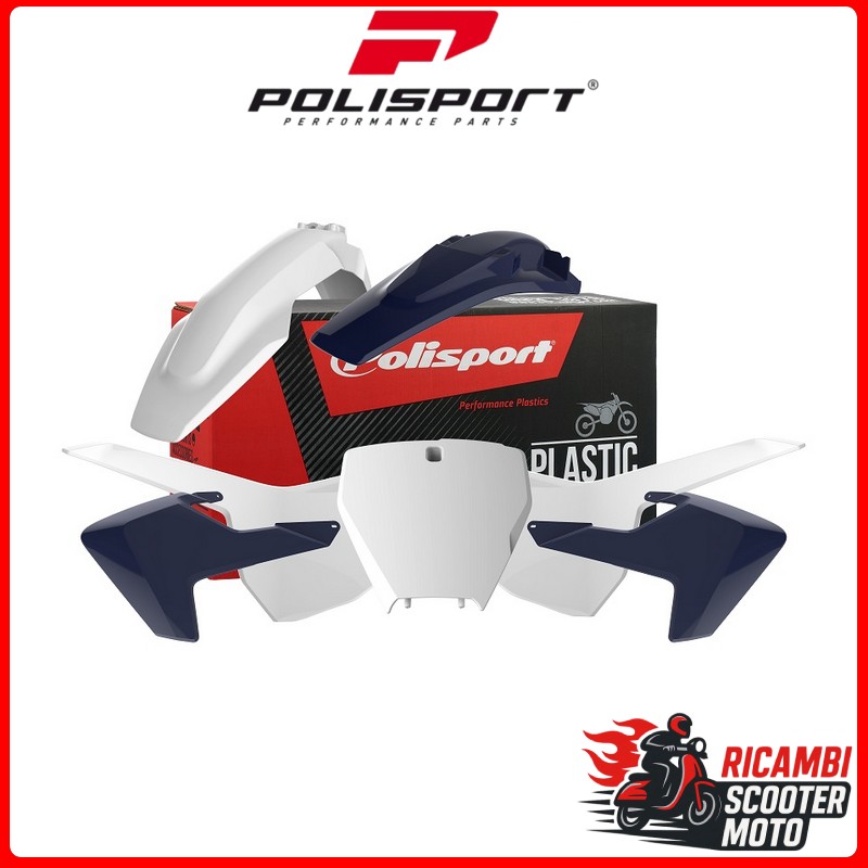 KIT PLASTICHE BIANCO/BLU HVA HUSQVARNA 125 TC 2016-2018