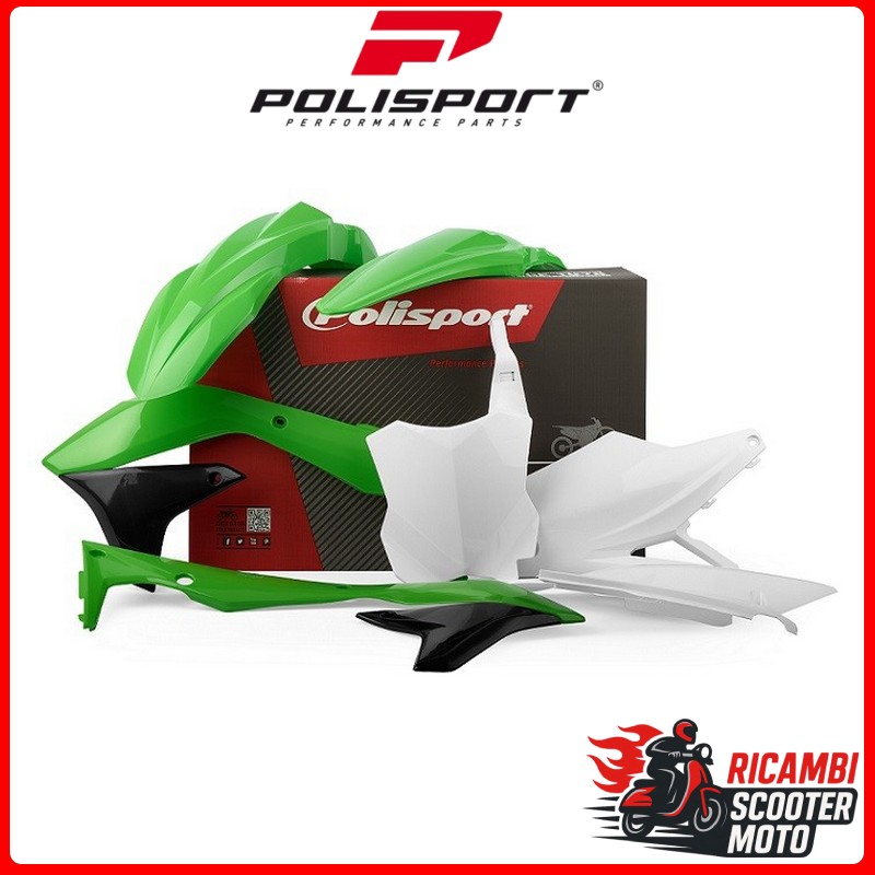 KIT PLASTICHE VERDE05/BIANCO KAWASAKI KX 450 F 2016-2018