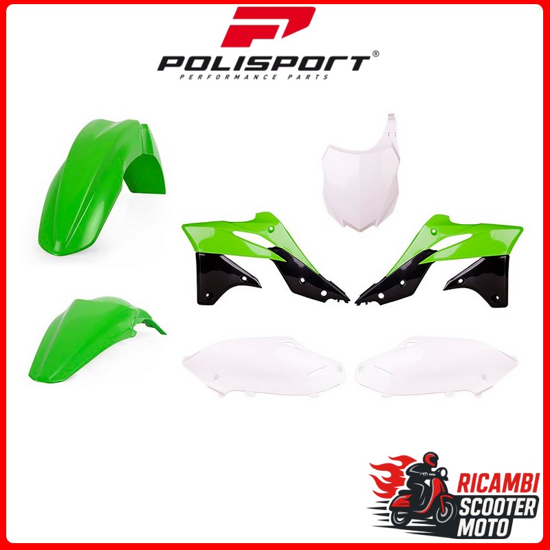 KIT PLASTICHE VERDE05/NERO KAWASAKI KX 250 F 2013-2016