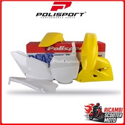 KIT PLASTICHE GIALLO RM01/BIANCO SUZUKI RM 85 2002-2018