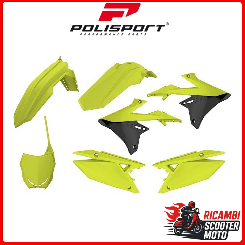 KIT PLASTICHE GIALLO FLUO SUZUKI RMZ 450 2018-2019