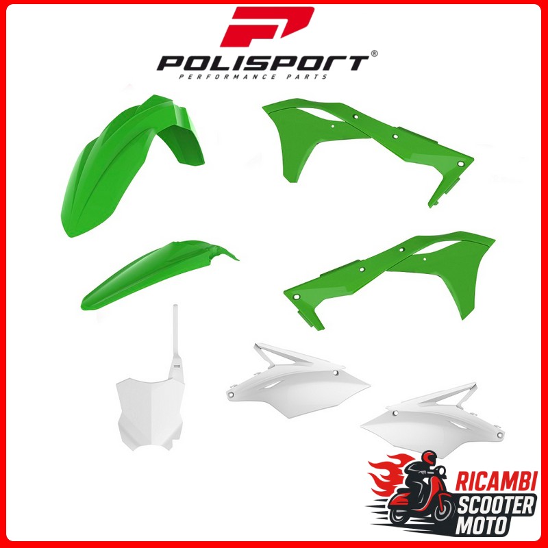 KIT PLASTICHE VERDE05/BIANCO KAWASAKI KX 250 F 2017-2020