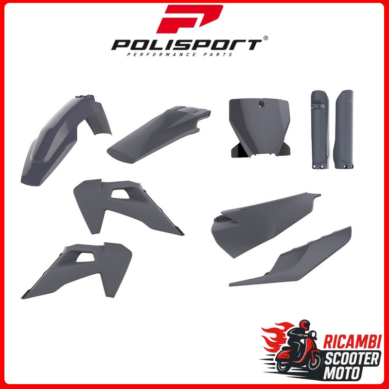 KIT PLASTICHE NARDO GREY HUSQVARNA 125 TC 2019-2022
