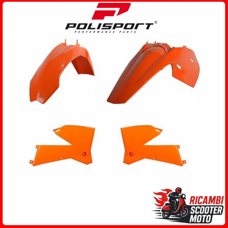 KIT PLASTICHE ARANCIONE KTM 125 EXC 2005-2007