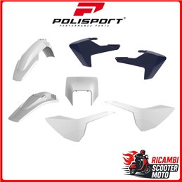 KIT PLASTICHE BIANCO/BLU HVA HUSQVARNA 125 TX 2017-2019