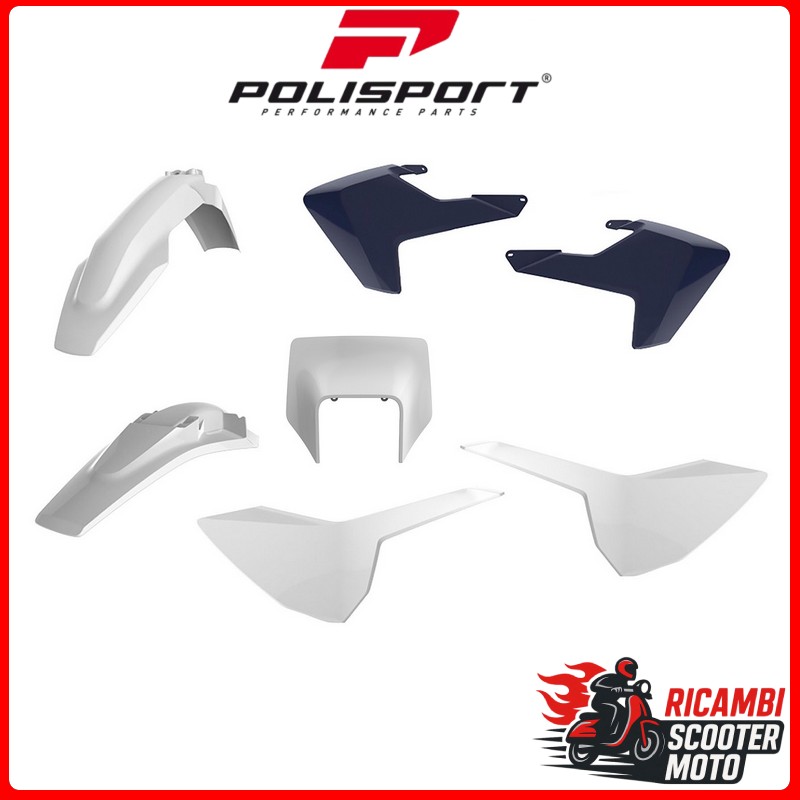 KIT PLASTICHE BIANCO/BLU HVA HUSQVARNA 125 TX 2017-2019