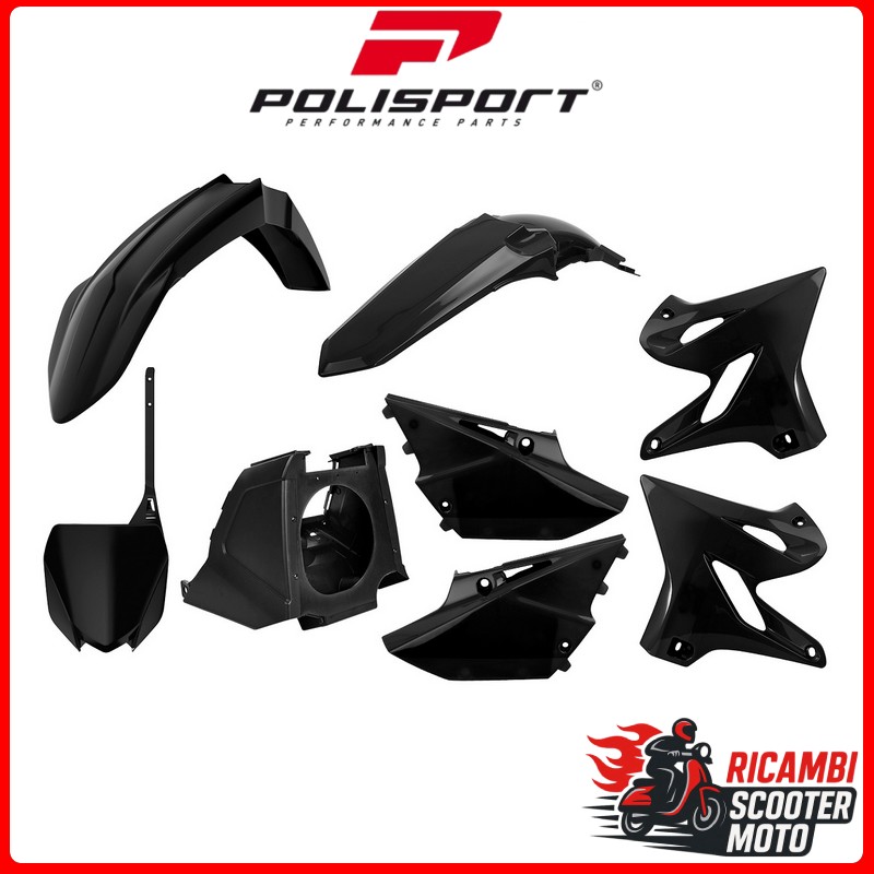 KIT PLASTICHE RESTYLING NERO YAMAHA YZ 125 2002-2014