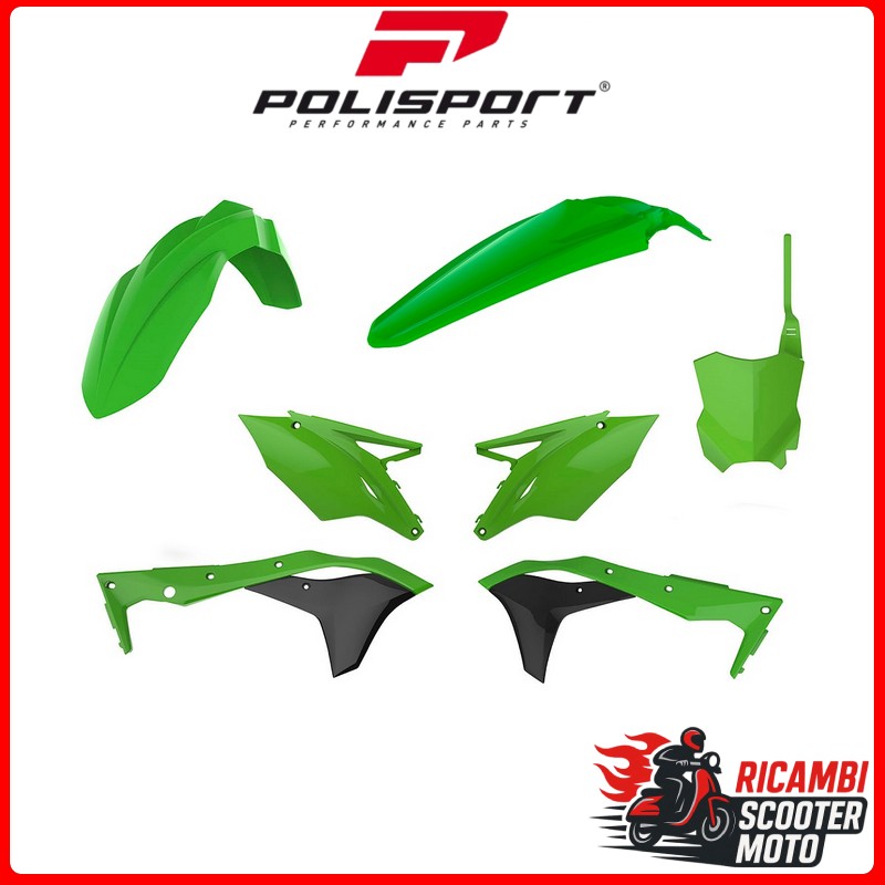 KIT PLASTICHE VERDE05 KAWASAKI KX 250 F 2017-2020