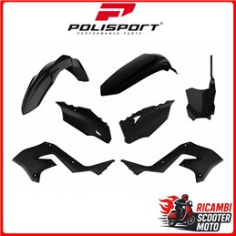 KIT PLASTICHE RESTYLING NERO KAWASAKI KX 125 2003-2008