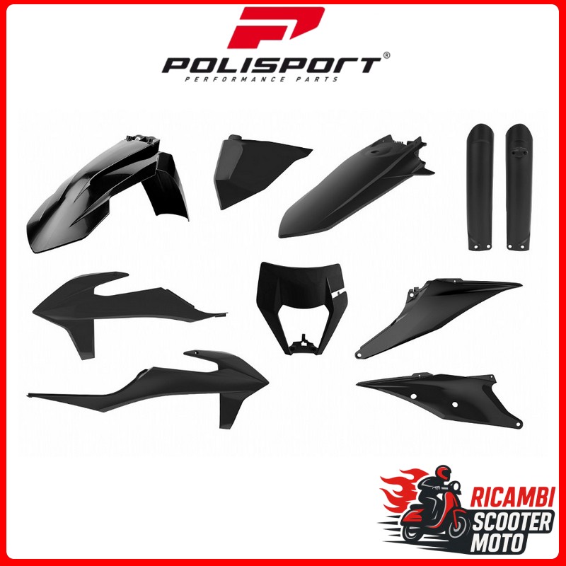 KIT PLASTICHE NERO KTM 250 EXC 2020-2023