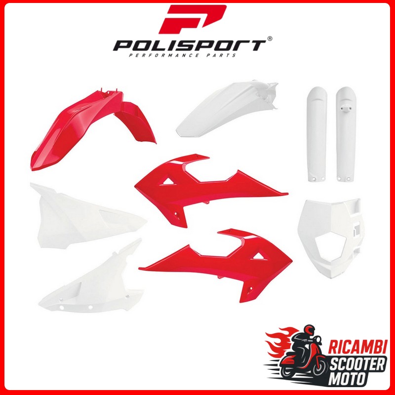 KIT PLASTICHE ROSSO/BIANCO RIEJU MR 250 2021-2025