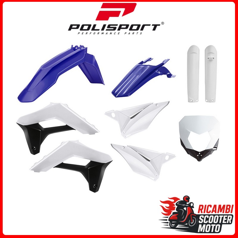 KIT PLASTICHE BLU/BIANCO SHERCO 125 SE-R 2018-2023