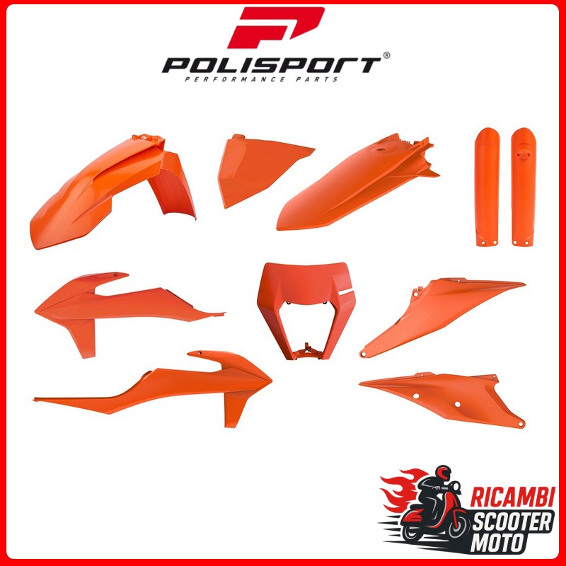 KIT PLASTICHE ARANCIONE16 KTM 250 EXC 2020-2023